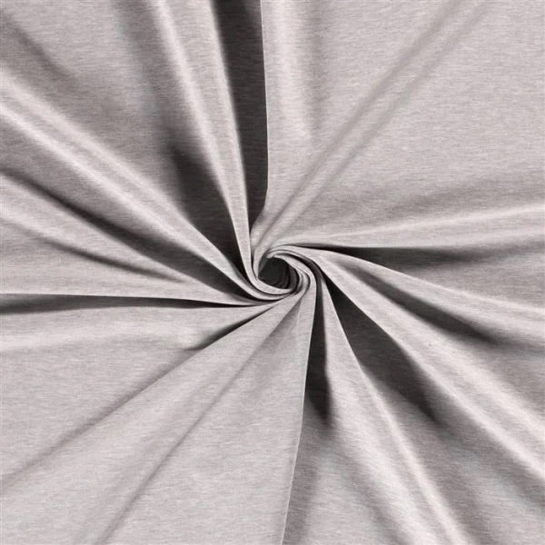 Grau meliert Uni French Terry Vorbestellung